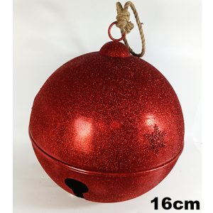 H54850 Cascabel Rojo con Copo de Nieve Diamantado