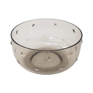H51433 Bowl Acrílico Diseño Gotas Color Humo